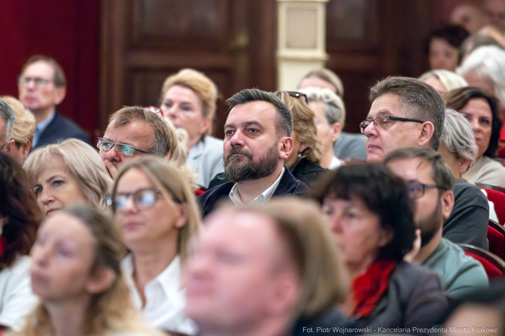 Klaman, konferencja, nauczyciele, dyrektorzy, szkoły, przedszkola, Pasek, Domańska, Teatr Słowack  Autor: P. Wojnarowski