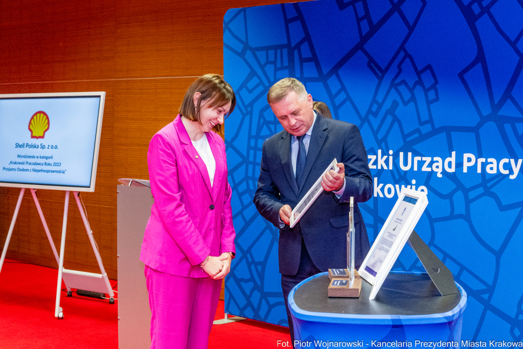 Targi Pracy i Przedsiębiorczości, Mazur, Przedsiębiorca roku, Grodzki Urząd Pracy, Tauron Arena   Autor: P. Wojnarowski