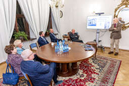 pw_398_031_fot. piotr wojnarowski.jpg-Polska Akademia Nauk, PAN, Miszalski, spotkanie, Życzkowski