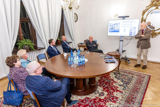 pw_398_031_fot. piotr wojnarowski.jpg-Polska Akademia Nauk, PAN, Miszalski, spotkanie, Życzkowski