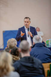 Mieszkańcy Nowej Huty i Prądnika Czerwonego spotkali się z Przewodniczącym Rady Miasta Krakowa