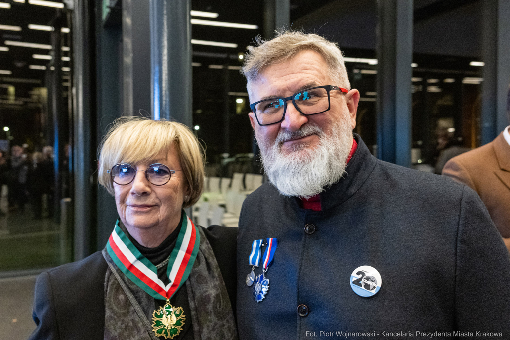 Lipska, Miszalski, medal, za mądrość obywatelską, Kraków i Świat, Bereś, Gloria Artis, Czuma  Autor: P. Wojnarowski