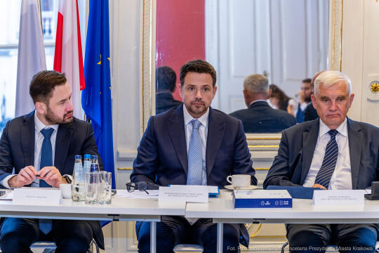 Unia Metropolii Polskich, Miszalski, Trzaskowski, spotkanie, Kraków