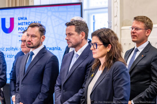 Unia Metropolii Polskich, Miszalski, Trzaskowski, spotkanie, Kraków