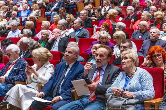 seniorzy, Okonska-Walkowicz, Rada Krakowskich Seniorów, koncert, ICE, jubileusz, 10 lat, Pietrzyk