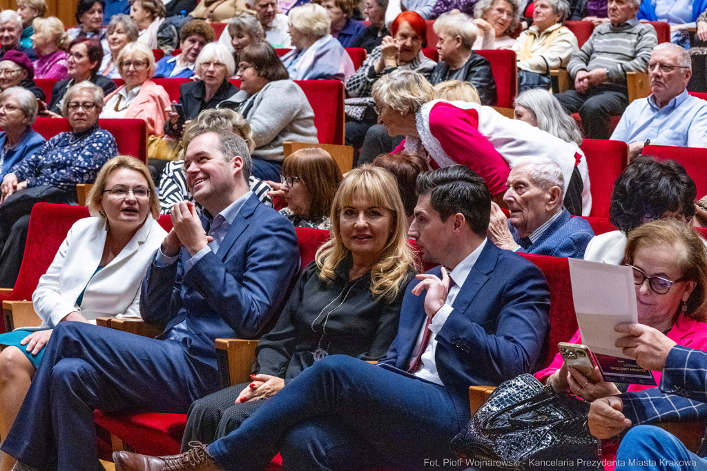 seniorzy, Okonska-Walkowicz, Rada Krakowskich Seniorów, koncert, ICE, jubileusz, 10 lat, Pietrzyk  Autor: P. Wojnarowski