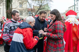 Mikołaje, dzieci, paczki, Miszalski, Szpital Żeromskiego, MPK