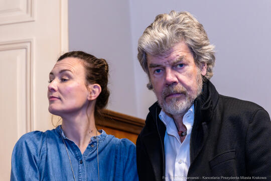 Reinhold Messner, Miszalski, himalaista, wizyta, Kraków, Diane