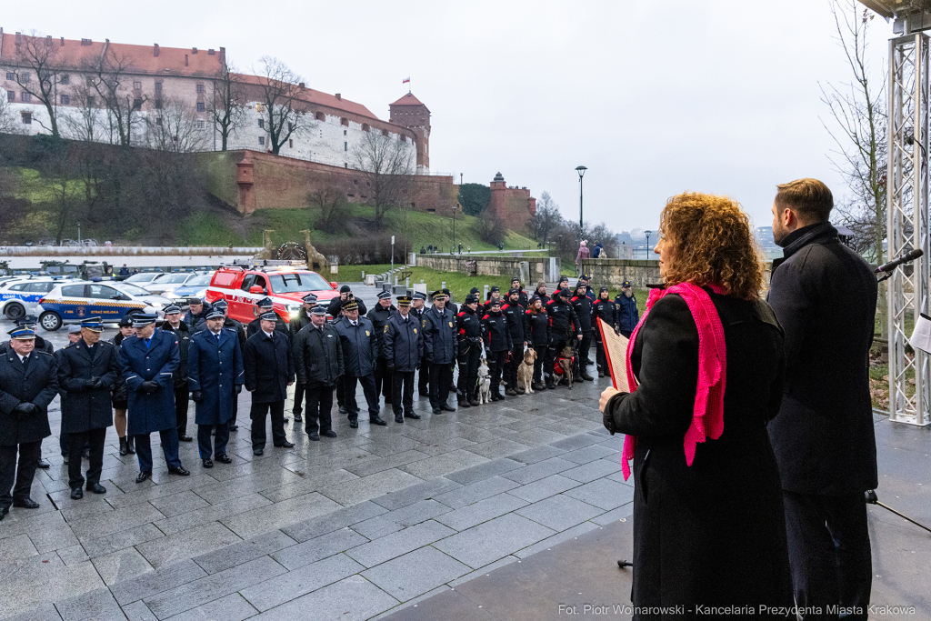 Miszalski, przekazanie, samochody, Wawel, spotkanie, Honoris Gratia, Jastrząb, Dorota Marek, służ  Autor: P. Wojnarowski