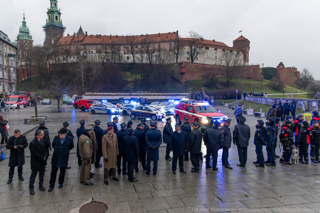 Miszalski, przekazanie, samochody, Wawel, spotkanie, Honoris Gratia, Jastrząb, Dorota Marek, służ  Autor: P. Wojnarowski