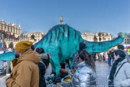 20 Jubileuszowy Bieg Sylwestrowy, 2024, zdjęcia, uczestnicy, biegacze, stroje, Mazur, Kraków