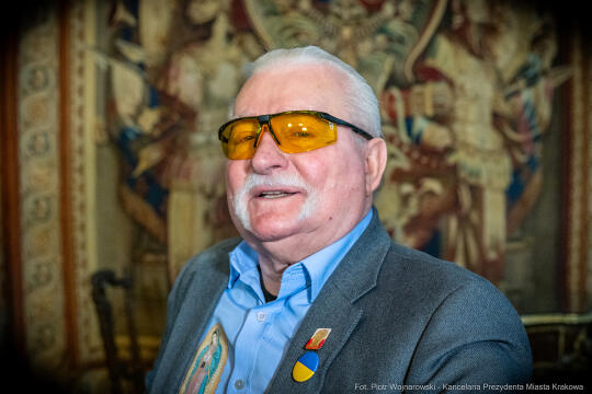 pw_406_014_fot. piotr wojnarowski.jpg-Miszalski, Wałęsa, spotkanie, zdjęcia, portret, UJ