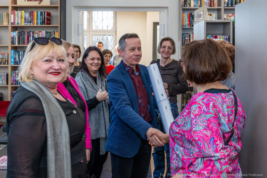 biblioteka, Teatralna, filia 55, otwarcie, remont, zdjęcia, Staniszewska, Drabik, Mazurkiewicz