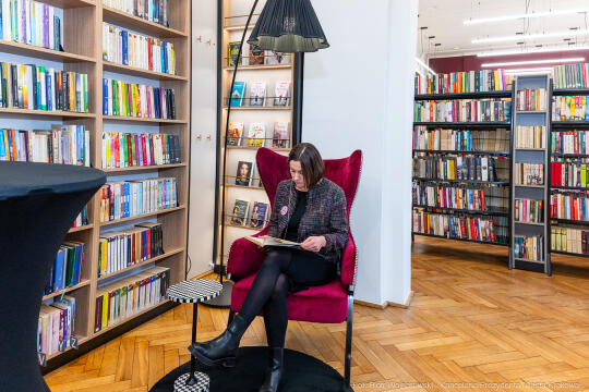 biblioteka, Teatralna, filia 55, otwarcie, remont, zdjęcia, Staniszewska, Drabik, Mazurkiewicz