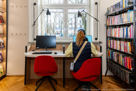 biblioteka, Teatralna, filia 55, otwarcie, remont, zdjęcia, Staniszewska, Drabik, Mazurkiewicz