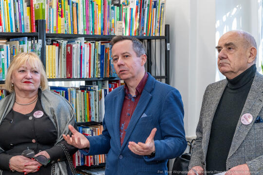 biblioteka, Teatralna, filia 55, otwarcie, remont, zdjęcia, Staniszewska, Drabik, Mazurkiewicz