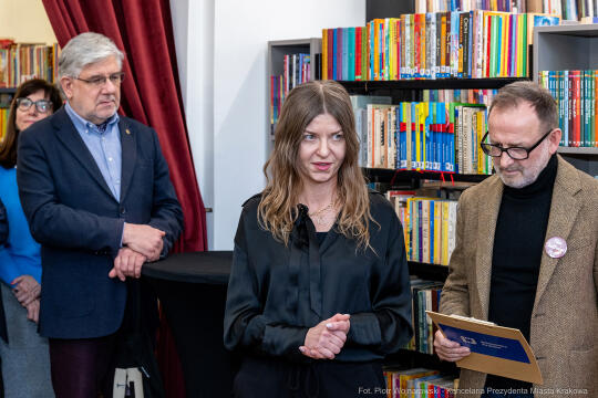 biblioteka, Teatralna, filia 55, otwarcie, remont, zdjęcia, Staniszewska, Drabik, Mazurkiewicz