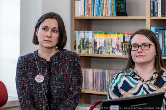 biblioteka, Teatralna, filia 55, otwarcie, remont, zdjęcia, Staniszewska, Drabik, Mazurkiewicz