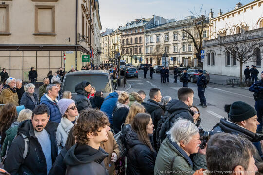 król, Karol III, Karol, Kraków, JCC, wizyta, Miszalski, zdjęcia, Jewish Community Centre, Cracow,