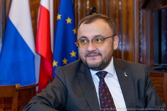 Miszalski, spotkanie, zdjęcia, ambasador, Wasyl Bodnar, Ukraina, konsul, Wojnarowski