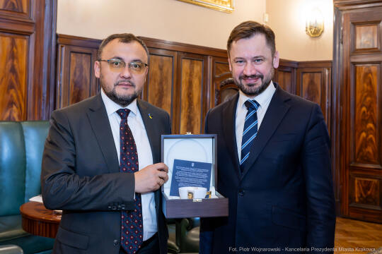 Miszalski, spotkanie, zdjęcia, ambasador, Wasyl Bodnar, Ukraina, konsul, Wojnarowski