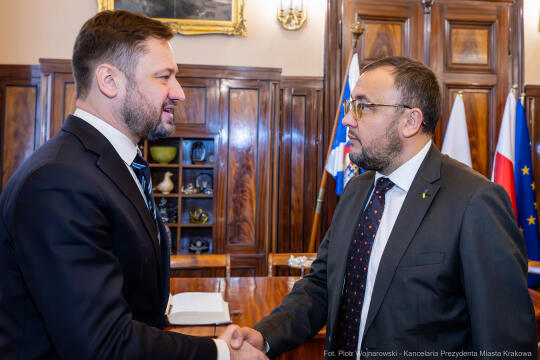 Miszalski, spotkanie, zdjęcia, ambasador, Wasyl Bodnar, Ukraina, konsul, Wojnarowski