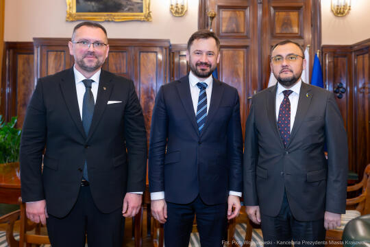 Miszalski, spotkanie, zdjęcia, ambasador, Wasyl Bodnar, Ukraina, konsul, Wojnarowski