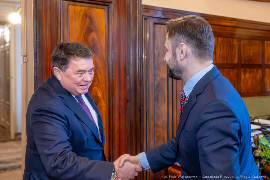 Miszalski, spotkanie, zdjęcia, ambasador, Norwegia, Øystein Bø