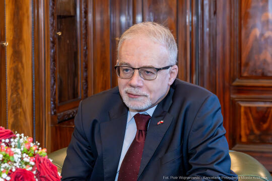 Miszalski, spotkanie, zdjęcia, ambasador, Norwegia, Øystein Bø