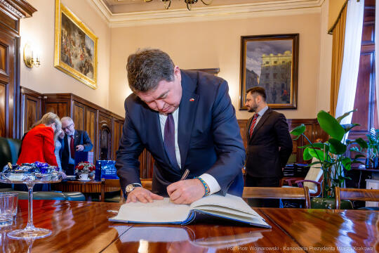 Miszalski, spotkanie, zdjęcia, ambasador, Norwegia, Øystein Bø