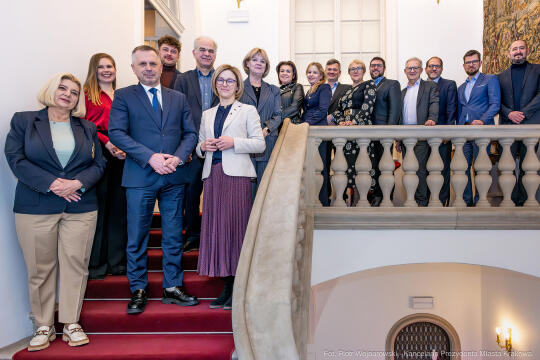 Całus, Komisja Klimatu, Związek Miast Polskich, obrady, Kraków, zdjęcia