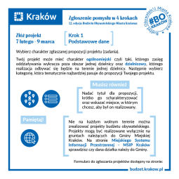 Krok pierwszy [podstawowe dane]