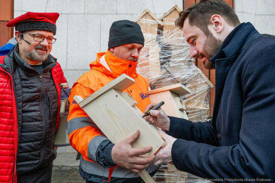 Miszalski, walentynki, budki, lęgowe, Domański, MPO, zdjęcia, po krakosku