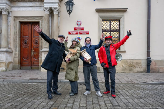 Miszalski, walentynki, budki, lęgowe, Domański, MPO, zdjęcia, po krakosku