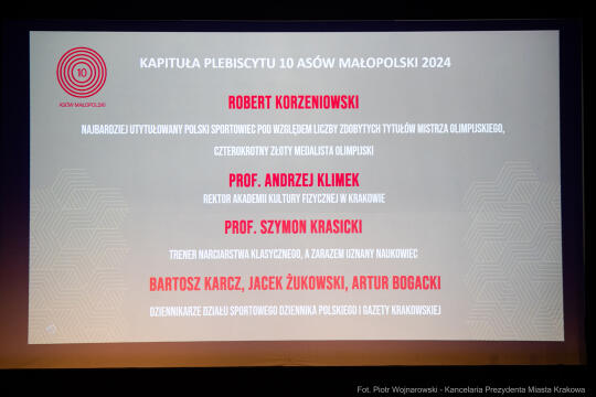 Gala, Manggha, sportowcy, Sęk, Małopolska, nagrody, asy, plebiscyt, wręczenie