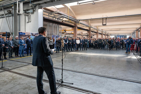 Miszalski, MPK, zdjęcia, Kosek, jubileusz, 150 lat, uroczystość, tort