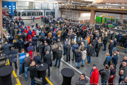 Miszalski, MPK, zdjęcia, Kosek, jubileusz, 150 lat, uroczystość, tort