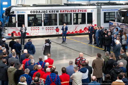 Miszalski, MPK, zdjęcia, Kosek, jubileusz, 150 lat, uroczystość, tort