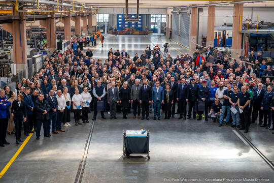 Miszalski, MPK, zdjęcia, Kosek, jubileusz, 150 lat, uroczystość, tort