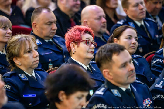 Policja, jubileusz, kobiety, 100 lat, Klaman, Teatr Słowackiego, zdjęcia