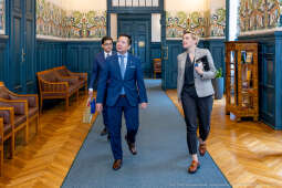 Miszalski, spotkanie ambasador, Wietnam, Ha Hoang Hai, wizyta, zdjęcia