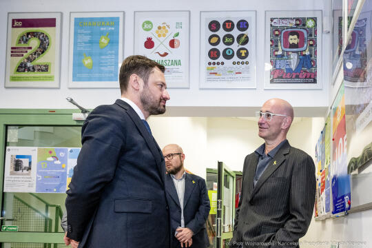 pw_439_007_fot. piotr wojnarowski.jpg-Miszalski, zdjęcia, JCC, Jewish Community Centre, wizyta