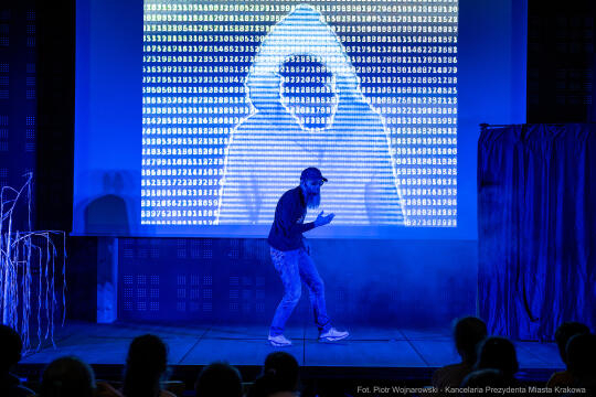 Miszalski, zdjęcia, smartfon, przedstawienie, Straż Miejska, profilaktyka, Centrum Kultury Podgór