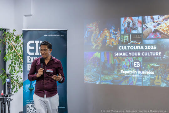 Expats in Business, zdjęcia, spotkanie, Centrum Wielokulturowe, Ewelina Pytel, biznes, Kandaka Dua,