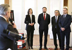 Wizyta Prezydenta Miasta Krakowa Aleksandra Miszalskiego wraz z delegacją w Wiedniu 7-8 kwietnia 2025 r. i podpisanie umowy o współpracy Krakowa i Wiednia.