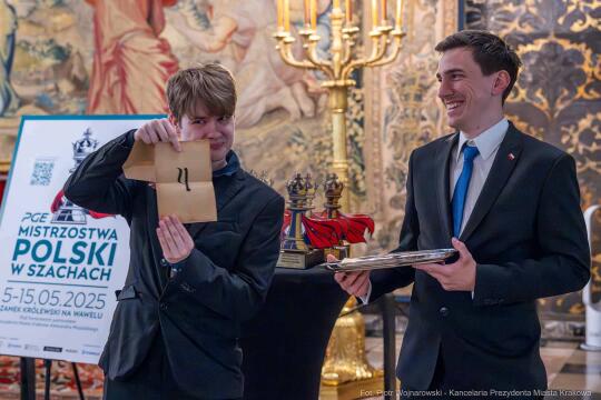 PW_477_040_fot. Piotr Wojnarowski.jpg-Szachy, Wawel, Sęk, Mistrzostwa Polski, otwarcie, wyróżnienia