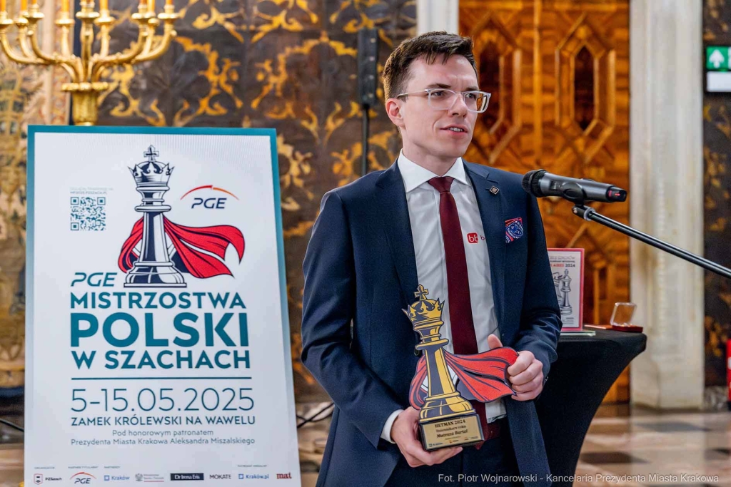 PW_477_055_fot. Piotr Wojnarowski.jpg-Szachy, Wawel, Sęk, Mistrzostwa Polski, otwarcie, wyróżnienia  Autor: P. Wojnarowski