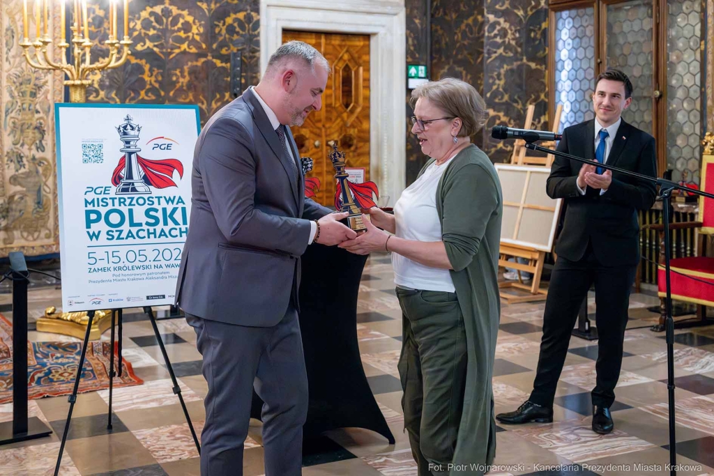 PW_477_058_fot. Piotr Wojnarowski.jpg-Szachy, Wawel, Sęk, Mistrzostwa Polski, otwarcie, wyróżnienia  Autor: P. Wojnarowski