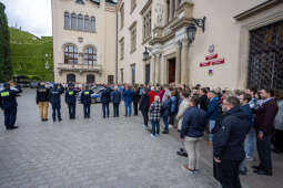 20250506-BSK_8234.jpg-Minutą ciszy Kraków uczcił pamięć tragicznie zmarłego lekarza