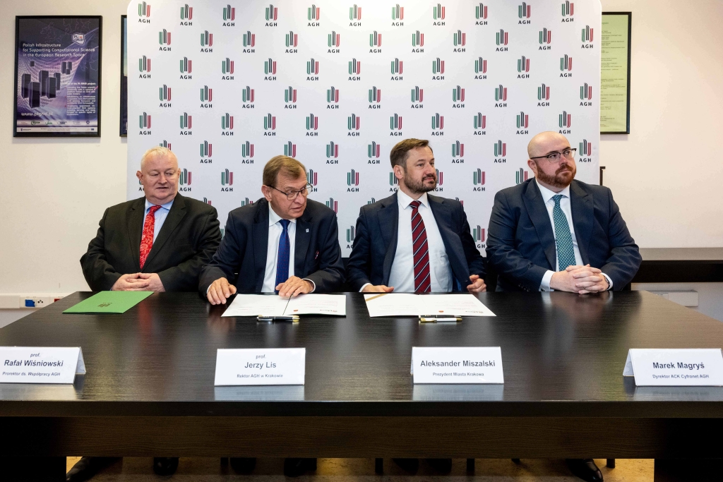 PW_480_003_fot. Piotr Wojnarowski.jpg-Miszalski, Lis, rektor, AGH, UMK, list intencyjny, Cyfronet  Autor: P. Wojnarowski